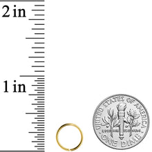 Load image into Gallery viewer, 20G 5/16 Gold Tone PVD Grade 23 Titanium Bendable Hoop Ring
