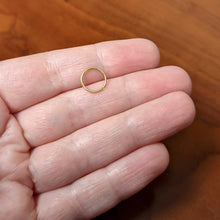 Load image into Gallery viewer, 20G 5/16 Gold Tone PVD Grade 23 Titanium Bendable Hoop Ring
