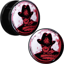Load image into Gallery viewer, Licensed Nightmare on Elm Street Black Freddy Screw Fit Plug Set
