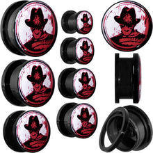 Load image into Gallery viewer, Licensed Nightmare on Elm Street Black Freddy Screw Fit Plug Set
