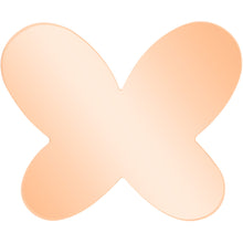 Load image into Gallery viewer, 16G 5/16 Rosy Tone Simple Butterfly Internal Thread Labret Tragus
