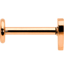 Load image into Gallery viewer, 16G 5/16 Rose Gold Tone Simple Heart Internally Threaded Labret
