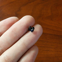 Load image into Gallery viewer, 16G 5/16 Purple Gem Black Skull Heart Bow Labret Monroe Tragus
