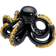 Load image into Gallery viewer, 16G 5/16 Black Understated Octopus Labret Monroe Tragus
