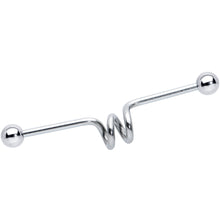 Load image into Gallery viewer, 14G Loops Waves Industrial Project Bar 40mm Set of 5
