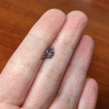 Load image into Gallery viewer, 16G 1/4 Pink Gem Black Fashion Flamingo Cartilage Tragus Earring
