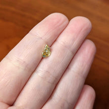 Load image into Gallery viewer, 16G 5/16 Orange Gem Gold Tone Baroque Butterfly Labret Monroe Tragus
