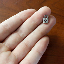 Load image into Gallery viewer, 16G 5/16 Clear CZ Gem Lock It Up Labret Monroe Tragus
