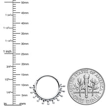 Load image into Gallery viewer, 16G 3/8 Splatter Effect Hinged Segment Ring

