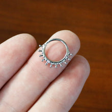 Load image into Gallery viewer, 16G 3/8 Splatter Effect Hinged Segment Ring
