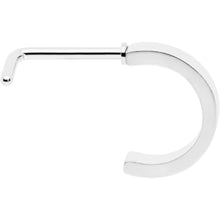 Load image into Gallery viewer, 20G 1/4 Simply Smooth Faux Hoop L Shape Nose Ring
