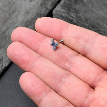 Load image into Gallery viewer, 16G 5/16 Glamour Butterfly Labret Monroe Tragus
