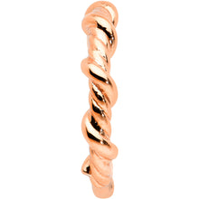 Load image into Gallery viewer, 20G 5/16 Rose Gold Tone Wicked Wire Seamless Nose Hoop

