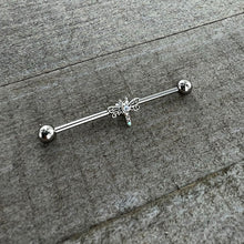 Load image into Gallery viewer, 14G Aurora Gem Dragonfly Flying Industrial Barbell 38mm
