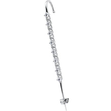 Load image into Gallery viewer, Clear CZ Gem Links Ear Cuff Bar Earring
