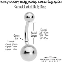 Load image into Gallery viewer, Pink Gem Fanciful Butterfly Double Mount Belly Ring
