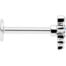 Load image into Gallery viewer, 16G 5/16 Aurora Gem Ornate Dragonfly Labret Monroe Tragus
