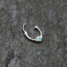 Load image into Gallery viewer, 16G 5/16 Blue Gem Ultra Fly Cartilage Clicker
