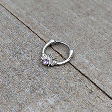 Load image into Gallery viewer, 16G 5/16 Purple Gem Ultra Fly Cartilage Clicker
