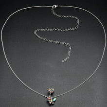 Load image into Gallery viewer, Rainbow Gem Butterfly Beauties Double Mount Belly Ring Belly Chain
