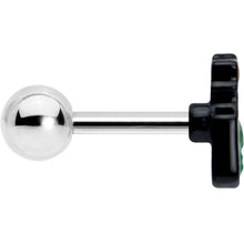 Load image into Gallery viewer, 16G 1/4 Poison Green Bottle Glow in the Dark Cartilage Earring
