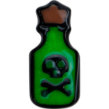 Load image into Gallery viewer, 16G 5/16 Poison Green Bottle Glow in the Dark Labret Monroe Tragus
