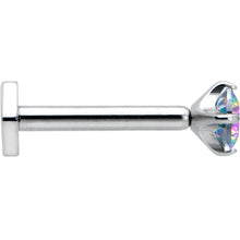 Load image into Gallery viewer, 16G 5/16 Vitrail CZ Gem ASTM F-136 Implant Grade Titanium Hex End Labret Tragus
