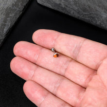 Load image into Gallery viewer, 16G 5/16 Autumn Acorn Brown Orange Cartilage Tragus Earring
