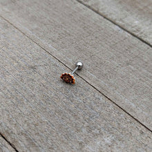 Load image into Gallery viewer, 16G 5/16 Sweet Tiny Turkey Thanksgiving Cartilage Tragus Earring
