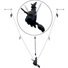 Load image into Gallery viewer, 14G 9/16 Creepy Ghosts Witch Halloween Dangle Nipple Chain Set

