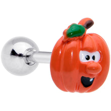 Load image into Gallery viewer, 16G 1/4 Witch Ghost Pumpkin Cartilage Tragus Earrings Set of 3
