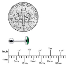 Load image into Gallery viewer, 16G 1/4 Halloween Boo Eyes Cartilage Tragus Earring Curation Set of 3
