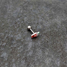 Load image into Gallery viewer, 16G 5/16 Sweet Pumpkin Frappe Autumn Cartilage Tragus Earring
