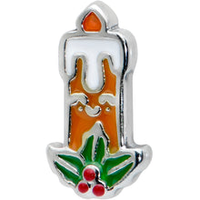 Load image into Gallery viewer, 16G 5/16 Sweet Holiday Christmas Candle Labret Monroe Tragus
