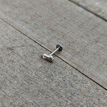 Load image into Gallery viewer, 16G 5/16 Sweet Holiday Christmas Candle Labret Monroe Tragus
