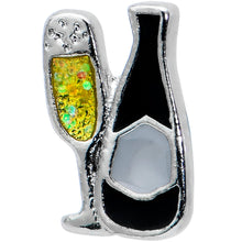 Load image into Gallery viewer, 16G 5/16 Champagne Bottle Flute Yellow Labret Monroe Tragus
