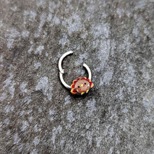 Load image into Gallery viewer, 16G 5/16 Sweet Tiny Turkey Thanksgiving Hinged Segment Ring
