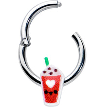 Load image into Gallery viewer, 16G 5/16 Sweet Pumpkin Frappe Autumn Hinged Segment Ring
