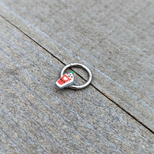 Load image into Gallery viewer, 16G 5/16 Sweet Pumpkin Frappe Autumn Hinged Segment Ring
