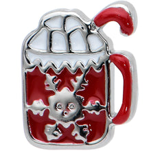 Load image into Gallery viewer, 16G 1/4 Sweet Hot Cocoa Marshmallow Cartilage Tragus Earring
