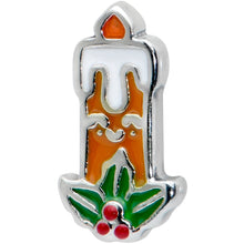 Load image into Gallery viewer, 16G 1/4 Sweet Holiday Christmas Candle Cartilage Tragus Earring
