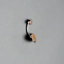 Load image into Gallery viewer, Cute Colorful Turkey Thanksgiving Double Mount Belly Ring
