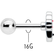 Load image into Gallery viewer, 16G 1/4 Sweet Happy Cupcake Cartilage Tragus Earring
