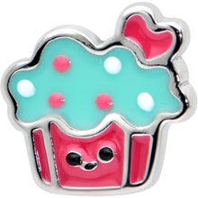 Load image into Gallery viewer, 16G 5/16 Sweet Happy Cupcake Labret Monroe Tragus
