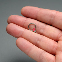 Load image into Gallery viewer, 16G 3/8 Sweet Happy Heart Lollipop Hinged Segment Ring
