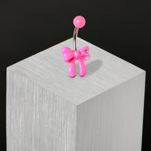 Load image into Gallery viewer, Sydney Belle Girlfriend Collection Pretty Pink Bow Belly Ring
