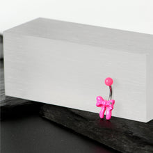 Load image into Gallery viewer, Sydney Belle Girlfriend Collection Pretty Pink Bow Belly Ring
