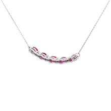 Load image into Gallery viewer, .73ct Ruby Diamond Fashion Pendants 10KT White Gold
