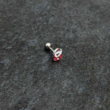 Load image into Gallery viewer, 16G 1/4 Sweet Love Letter Valentine Cartilage Tragus Earring
