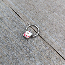 Load image into Gallery viewer, 16G 3/8 Sweet Love Letter Valentine Hinged Segment Ring

